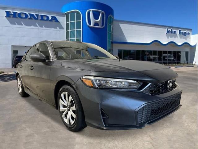new 2025 Honda Civic car, priced at $25,400