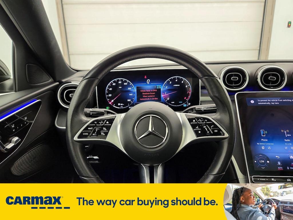 used 2024 Mercedes-Benz C-Class car, priced at $36,998