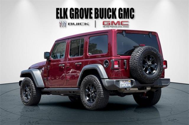 used 2021 Jeep Wrangler Unlimited car, priced at $33,900