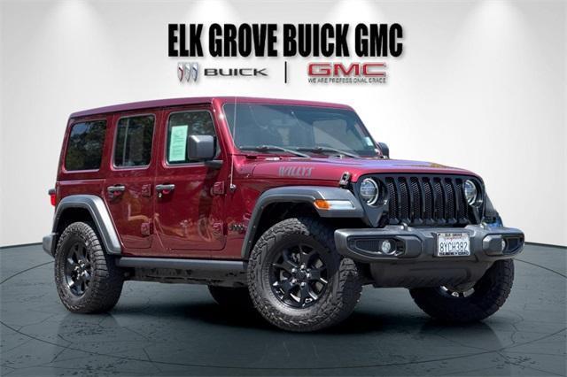 used 2021 Jeep Wrangler Unlimited car, priced at $33,900