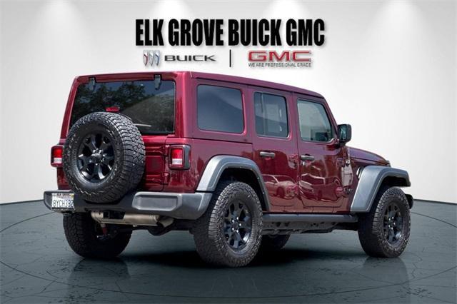 used 2021 Jeep Wrangler Unlimited car, priced at $33,900