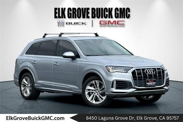 used 2021 Audi Q7 car, priced at $33,900