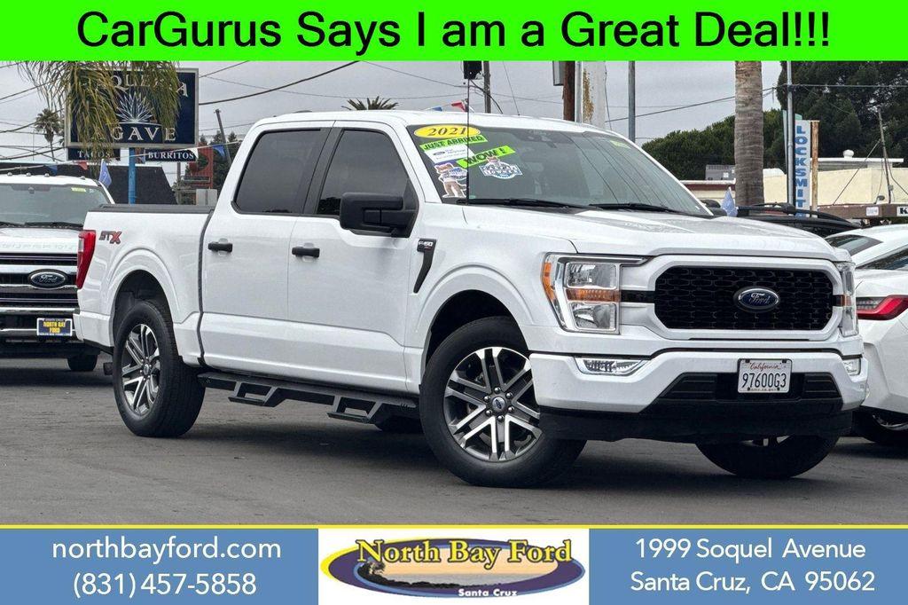 used 2021 Ford F-150 car, priced at $30,100
