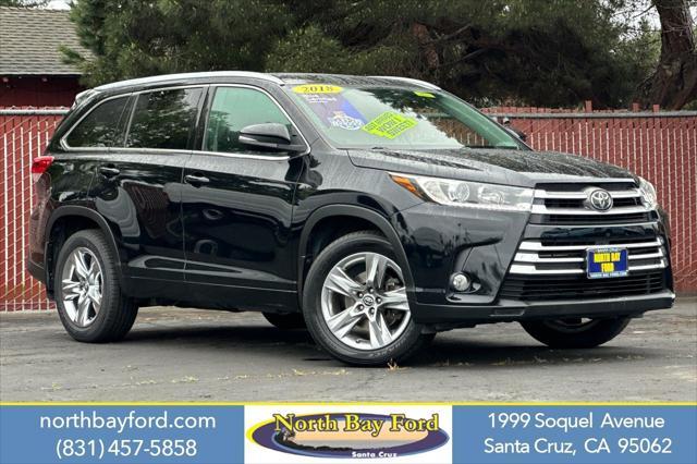 used 2018 Toyota Highlander car, priced at $27,500