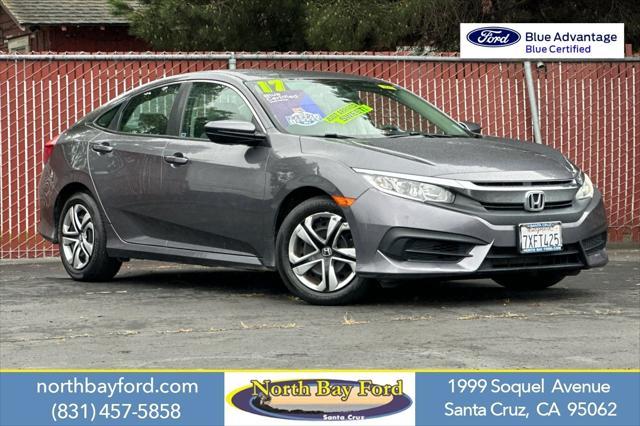 used 2017 Honda Civic car, priced at $16,499