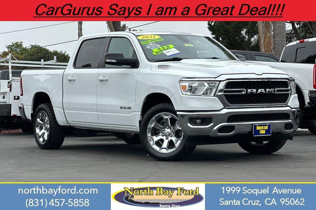 used 2021 Ram 1500 car, priced at $28,805