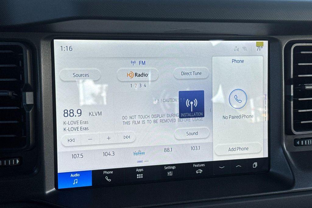 new 2025 Ford Bronco car, priced at $45,246