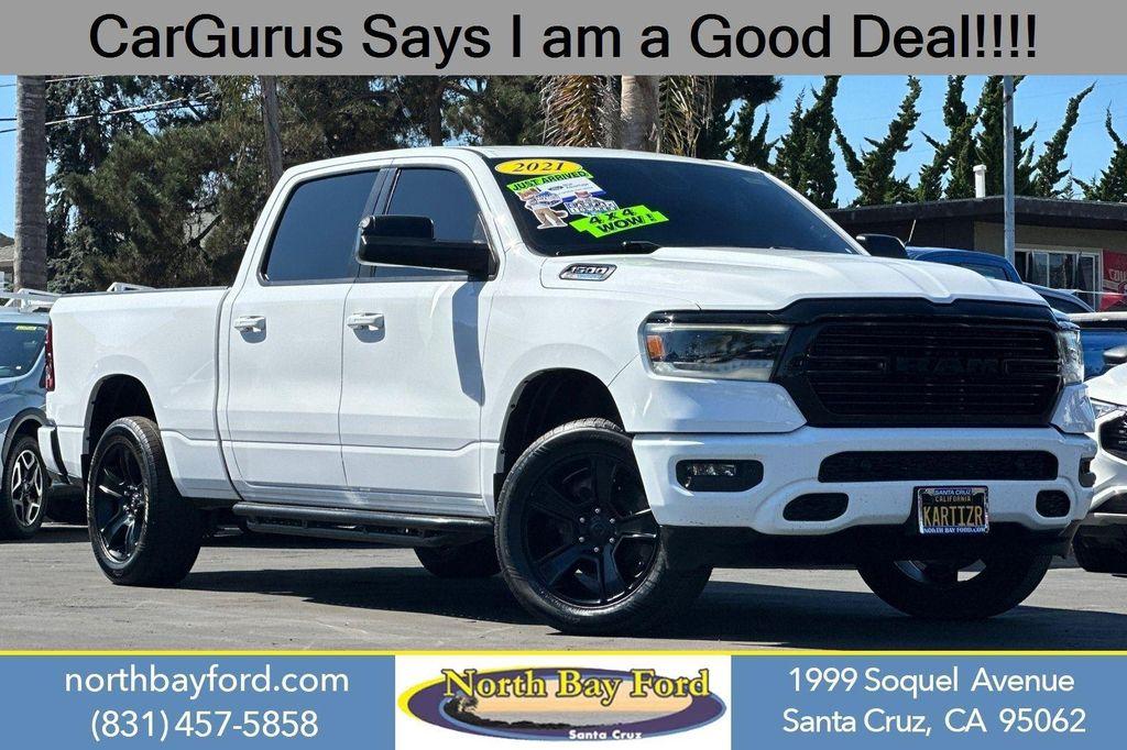 used 2021 Ram 1500 car, priced at $28,400