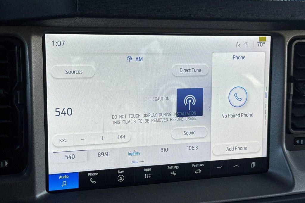 new 2025 Ford Bronco car, priced at $55,563