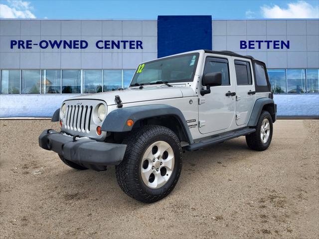 used 2012 Jeep Wrangler Unlimited car, priced at $11,970