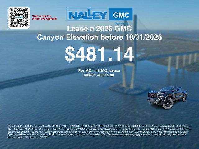 new 2026 GMC Canyon car, priced at $41,416