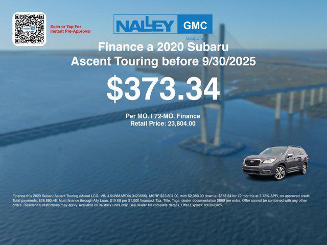 used 2020 Subaru Ascent car, priced at $23,804