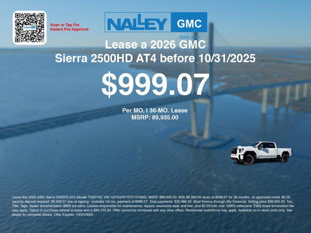new 2026 GMC Sierra 2500 car, priced at $85,736