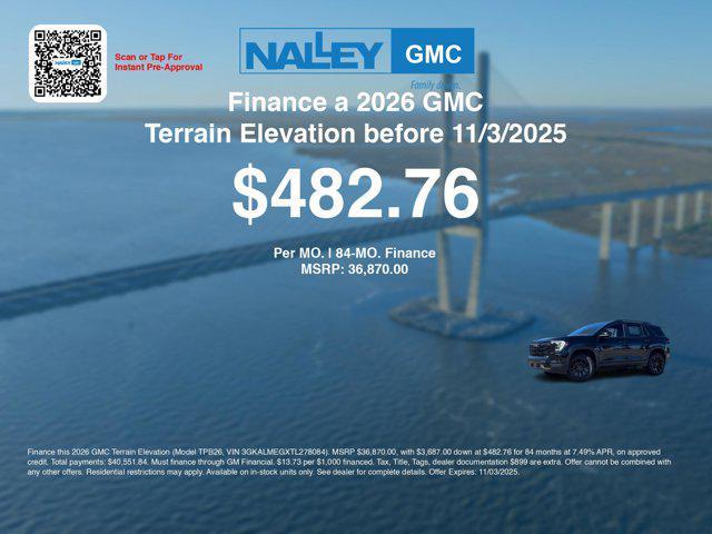 new 2026 GMC Terrain car, priced at $35,171