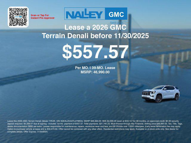 new 2026 GMC Terrain car, priced at $45,291