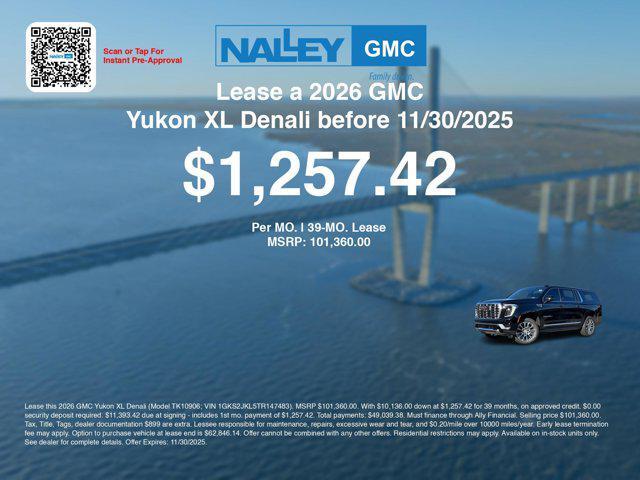 new 2026 GMC Yukon XL car, priced at $101,161