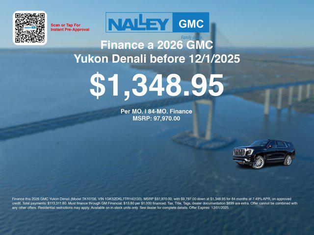 new 2026 GMC Yukon car, priced at $97,771