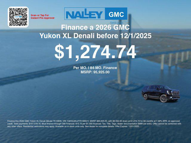 new 2026 GMC Yukon XL car, priced at $92,726