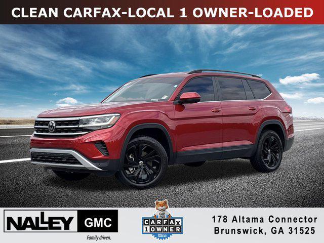used 2022 Volkswagen Atlas car, priced at $24,000