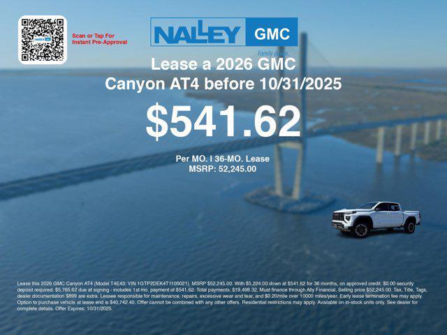 new 2026 GMC Canyon car, priced at $49,846