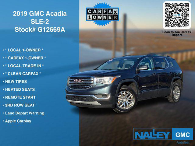 used 2019 GMC Acadia car, priced at $19,500
