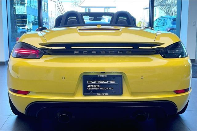 used 2022 Porsche 718 Boxster car, priced at $92,428