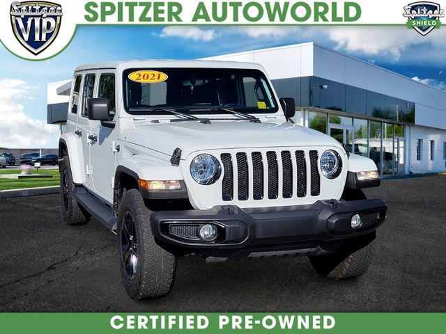 used 2021 Jeep Wrangler Unlimited car, priced at $33,513