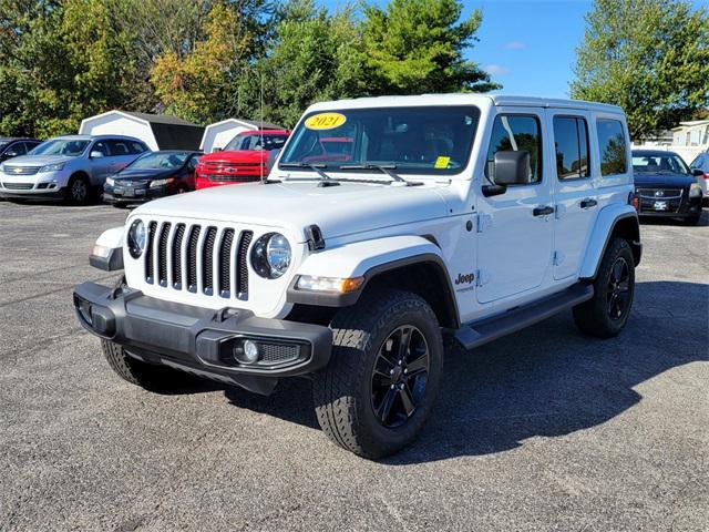 used 2021 Jeep Wrangler Unlimited car, priced at $34,280