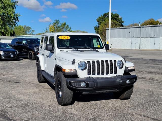used 2021 Jeep Wrangler Unlimited car, priced at $34,280