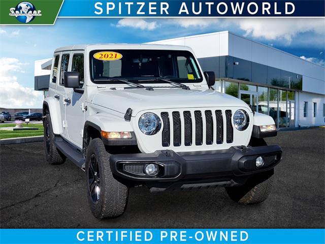 used 2021 Jeep Wrangler Unlimited car, priced at $34,779