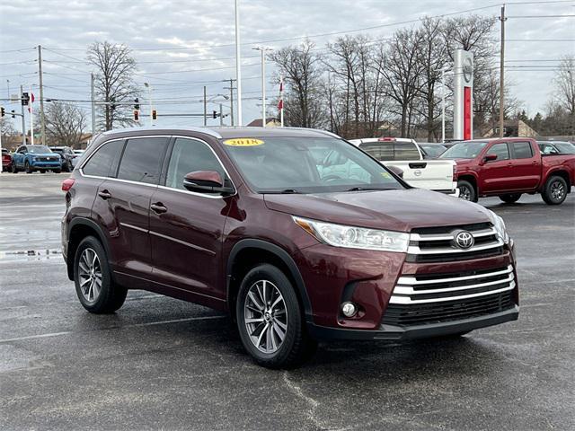 used 2018 Toyota Highlander car, priced at $20,645