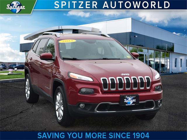 used 2015 Jeep Cherokee car, priced at $14,295