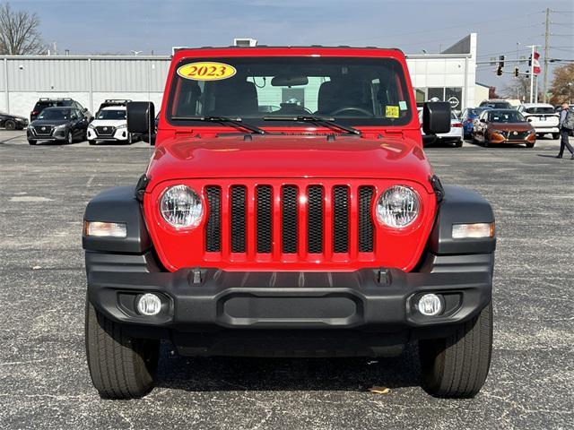 used 2023 Jeep Wrangler car, priced at $35,022