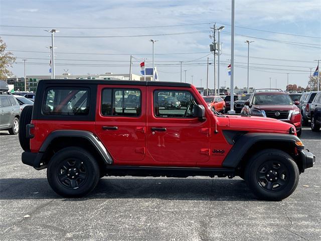 used 2023 Jeep Wrangler car, priced at $35,022