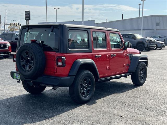 used 2023 Jeep Wrangler car, priced at $35,022