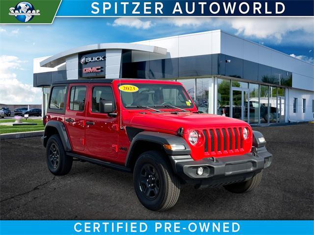 used 2023 Jeep Wrangler car, priced at $35,825