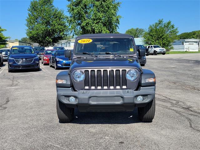 used 2021 Jeep Wrangler Unlimited car, priced at $27,882