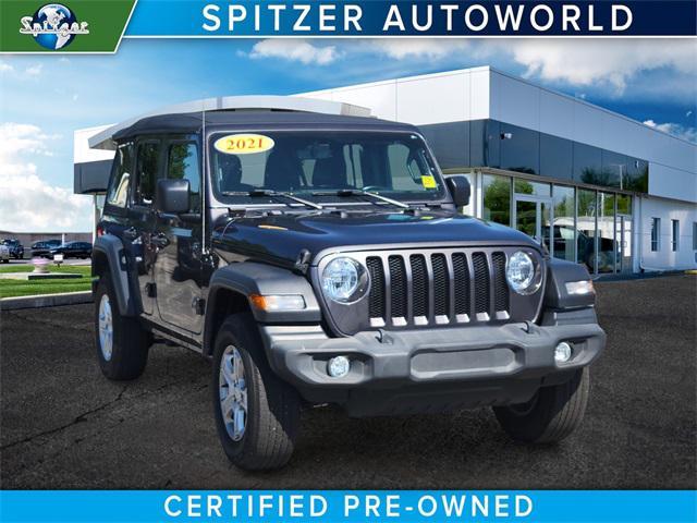 used 2021 Jeep Wrangler Unlimited car, priced at $27,882