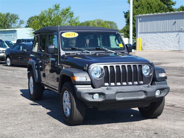 used 2021 Jeep Wrangler Unlimited car, priced at $27,882