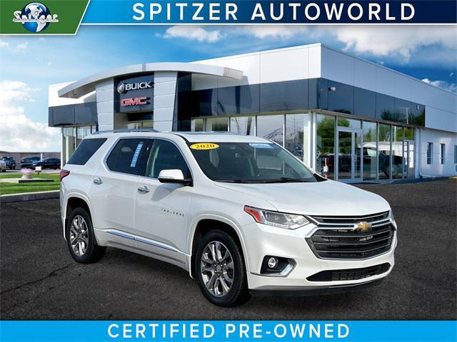 used 2020 Chevrolet Traverse car, priced at $27,574