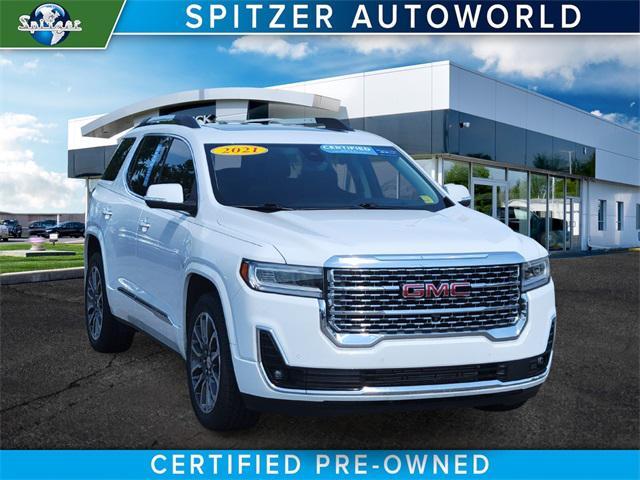 used 2021 GMC Acadia car, priced at $29,417