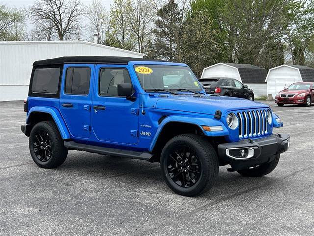 used 2021 Jeep Wrangler Unlimited car, priced at $33,747