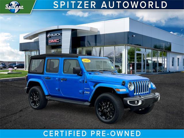 used 2021 Jeep Wrangler Unlimited car, priced at $35,981