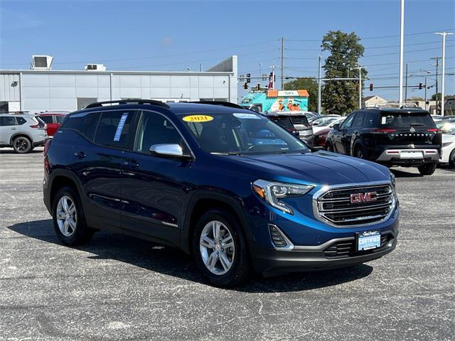 used 2021 GMC Terrain car, priced at $23,822