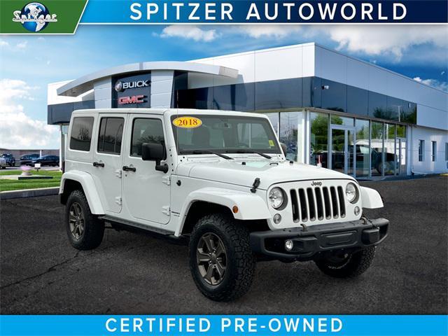 used 2018 Jeep Wrangler JK Unlimited car, priced at $22,393