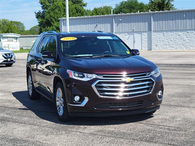 used 2020 Chevrolet Traverse car, priced at $29,996