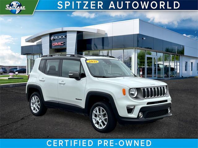 used 2021 Jeep Renegade car, priced at $21,896