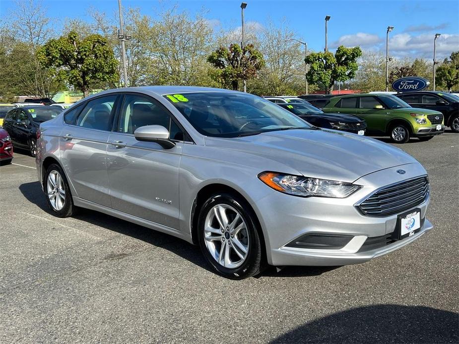used 2018 Ford Fusion Hybrid car, priced at $14,080