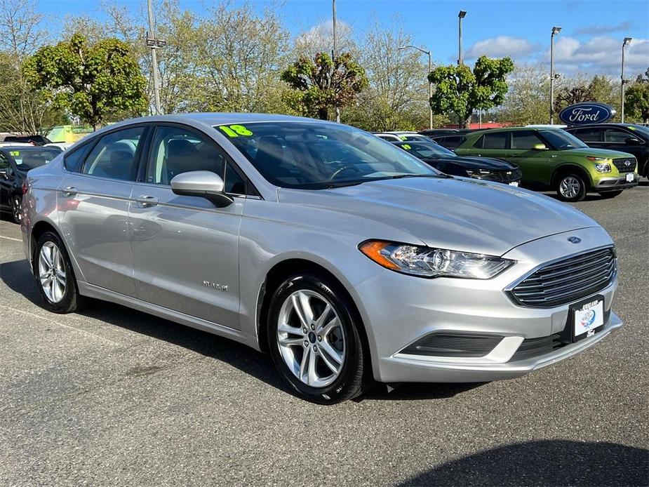 used 2018 Ford Fusion Hybrid car, priced at $13,575