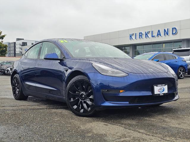 used 2021 Tesla Model 3 car, priced at $25,450